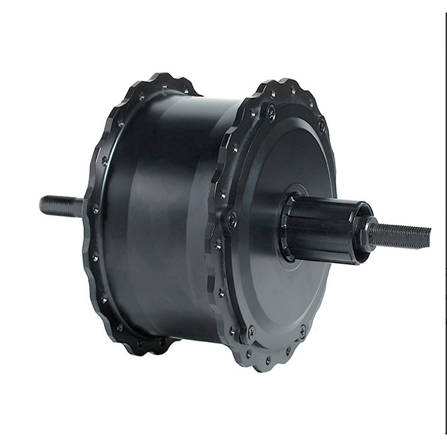 Ebike Motor 24v 36v 48v 350w 500w 800w Electric Bike 175mm 190mm Rear Hub Motor geared Motor for fat electric bicycle
