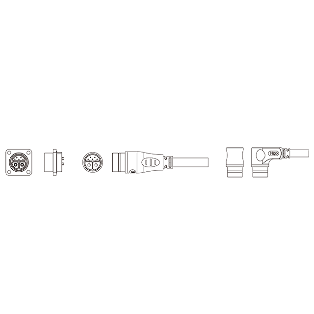 Higo e.bike Battery connectors EBike Waterproof Cable Assembly Hybrid Electric Connector
