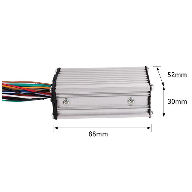 36V 48V 60v 250W 350w Electric bike Scooter Brush hub DC Motor FOC Controller ebike kit