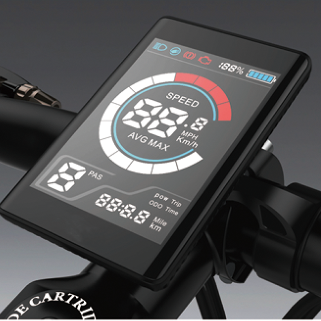 3.5 inch TFT color display 24V 36V 48V 52V 60V 72V UART 485 CAN USB charging electric bike