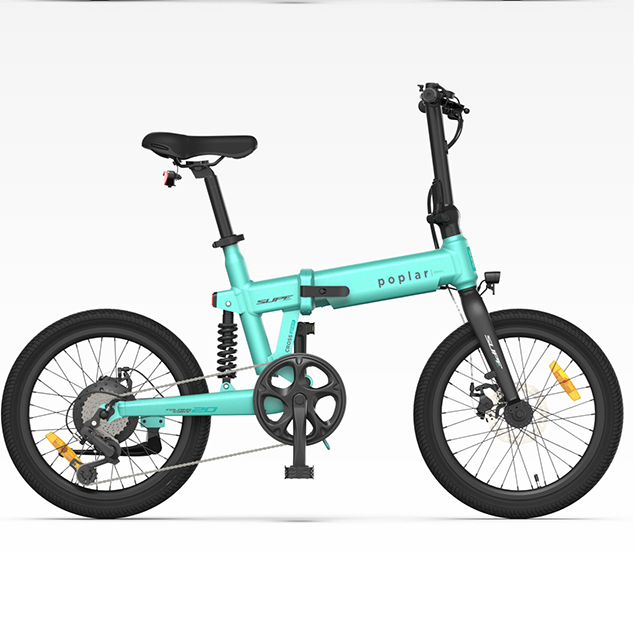 Ultra long mileage portable folding Electric bicycle lithium battery 36V 10Ah 250W rear hub motor 