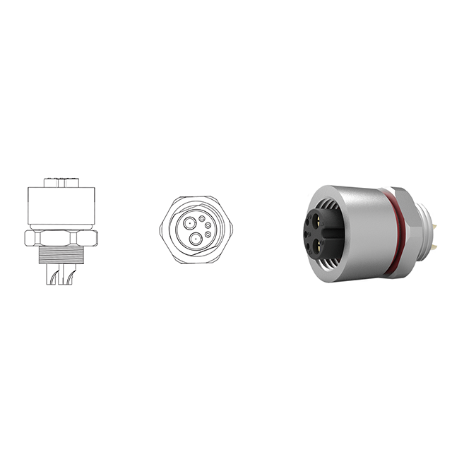 Higo Electric 5 pin male IP65 waterproof cable bike battery connector 
