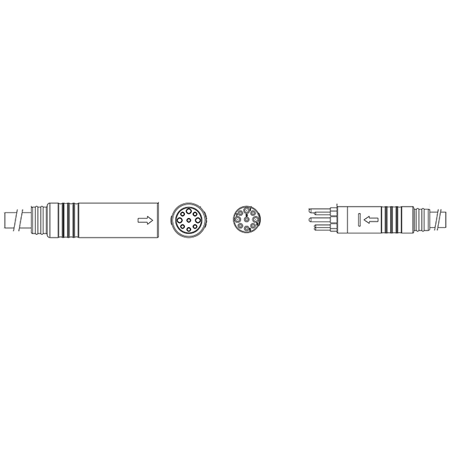 China Produces higo IP67 3+6 Waterproof Electrical Connector For ebike motor din cable 9 pin connector