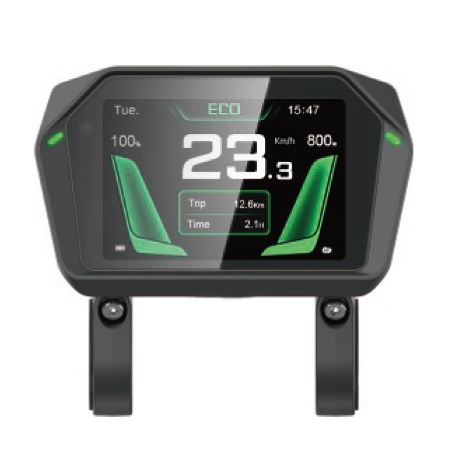  3.5-inch horizontal screen display urban leisure bicycles Support APP navigation breathing lights which change the color with the speed 