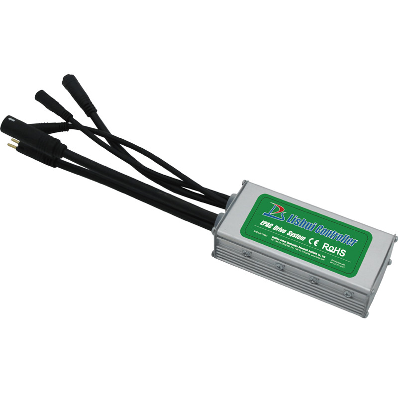 lishui 24v 36V 48V 350W Electric bicycle Brushless Hub Motor DC Controller 36 48 Volt 350 Watts e-bike FOC Controller ebike conversion kit