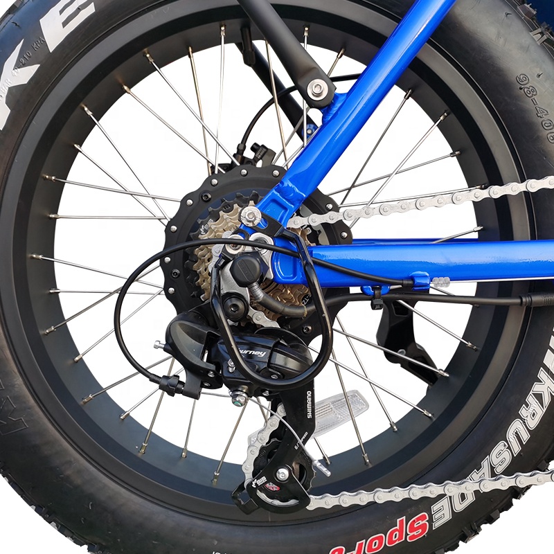  Ebike Best quality off-road e bike 20 inch fat tire electric bike with long distance for UK 48V disc brake 7speed electric bicycle