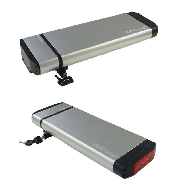 18650 Cell Type 65pcs Rear Rack Battery Case For Electric Bicycle