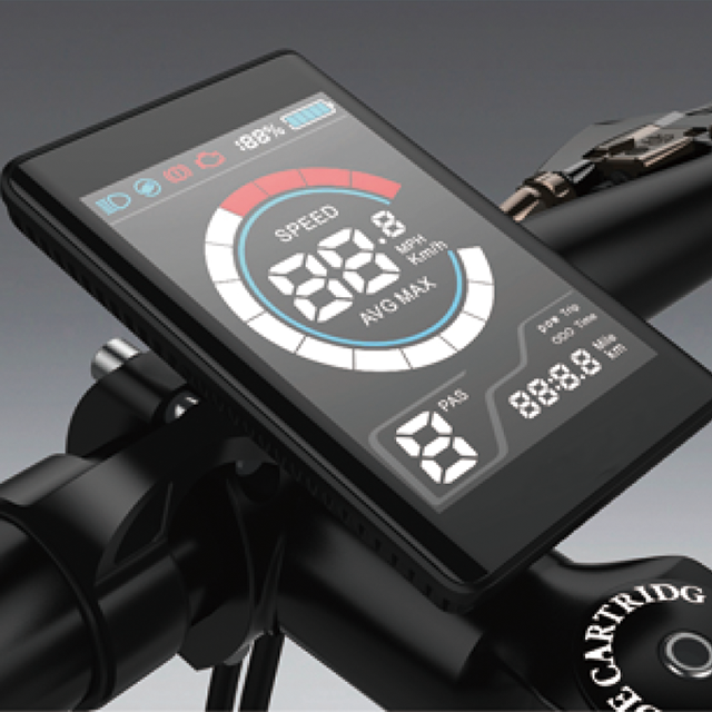 3.5 inch TFT color display 24V 36V 48V 52V 60V 72V UART 485 CAN USB charging electric bike