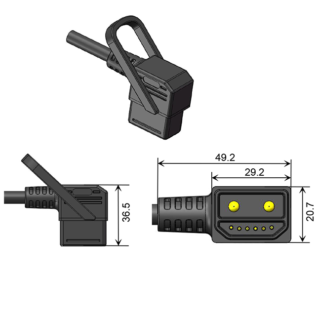 60V AC/DC 30A Charger & discharger battery connectors