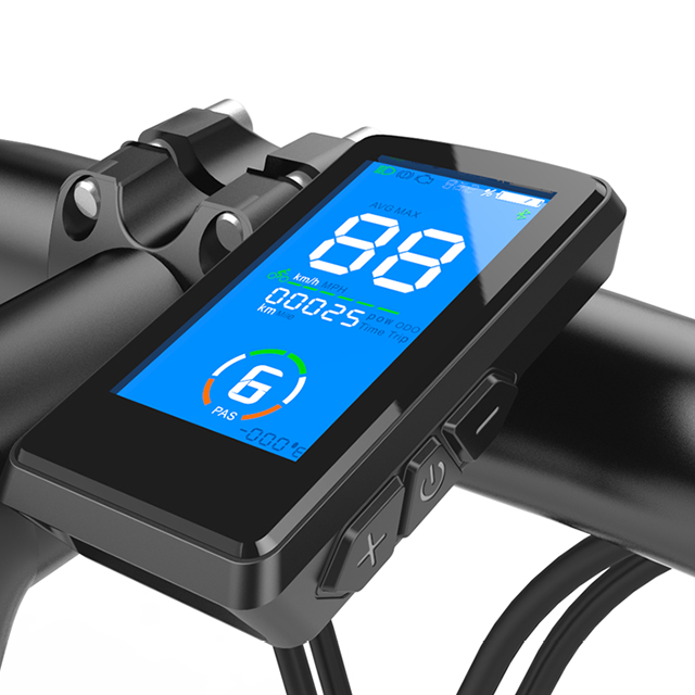 Multiple locations can be installed 2.3 inch LCD display UART/canbus for ebike