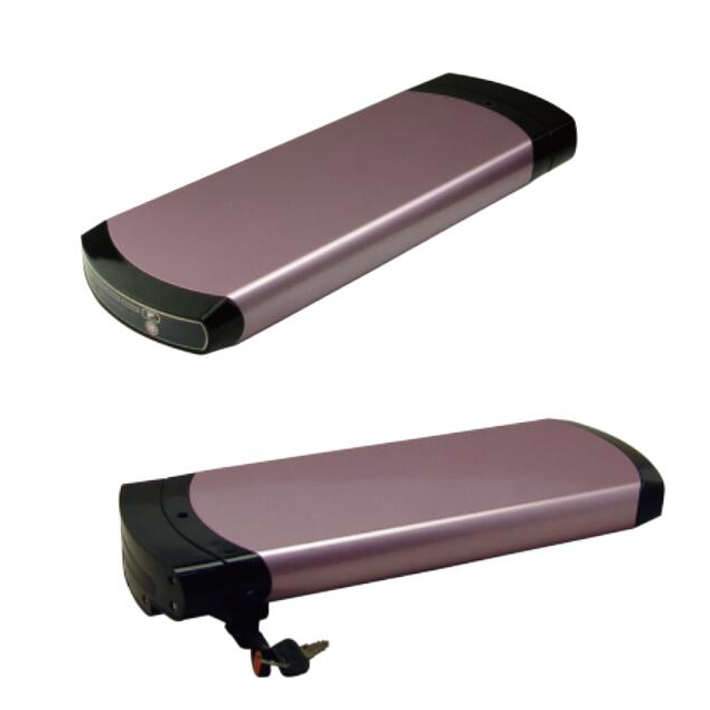 48V 36V Rear Rack Ebike Battery Pack Case 18650 Cells 52pcs Electric Bike Battery Case Empty Bicycle Batteries Box with taillight