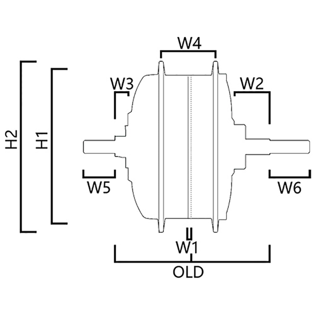 Factory direct sales 250w Front hub motor