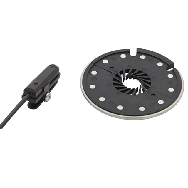 Free Shipping PAS Pedal Assist Sensor KT-V12L D12L BZ-4 6 Magnets Dual hall senssors 12 Signals for ebike kit