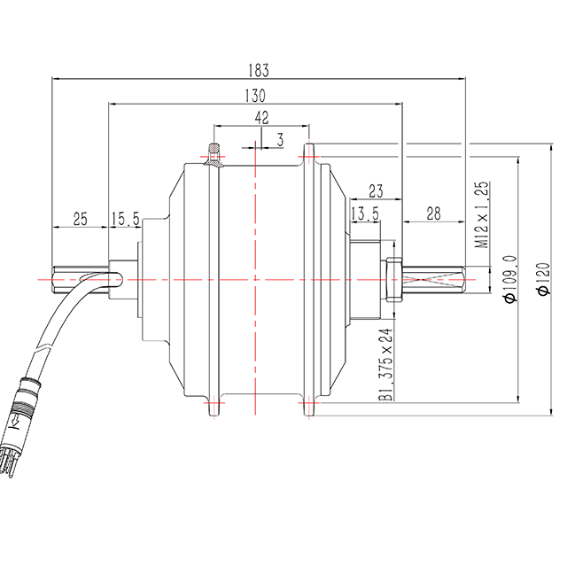 China cheap leader manufacturer 250W 350W 24V 36V 48V rear brushless electric bike hub motor