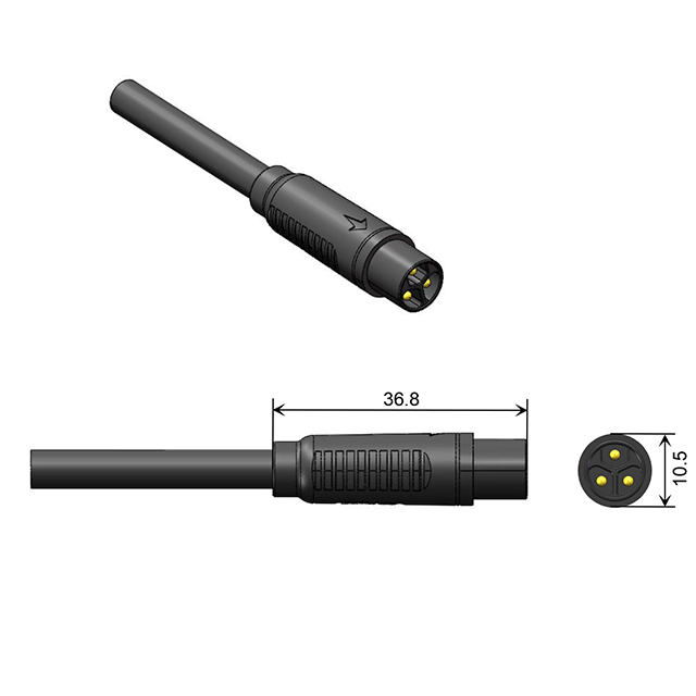 Battery connectors for ebike 48V AC/DC 10A