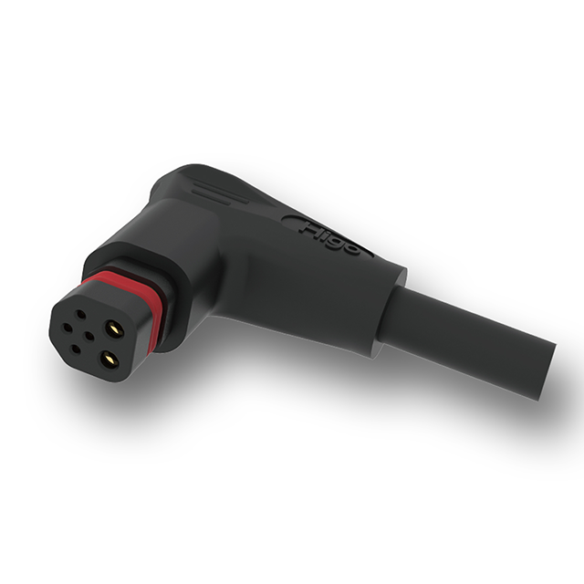 Higo 2+4 Pin male / female cables Connector For Motorcycle Bicycle Waterproof Ebike parts battery 