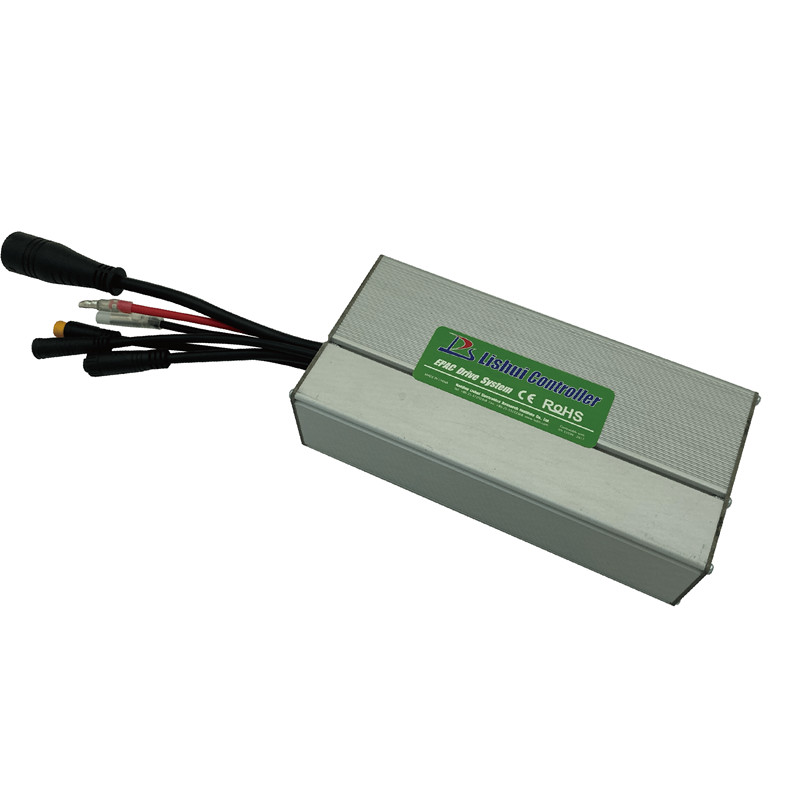 lishui 2022 optional advanced 36v 48V 60V1800W Sine Wave Electric Scooter ebike Brushless Hub Motor DC FOC Controller speed control drive electric bicycle conversion kit 