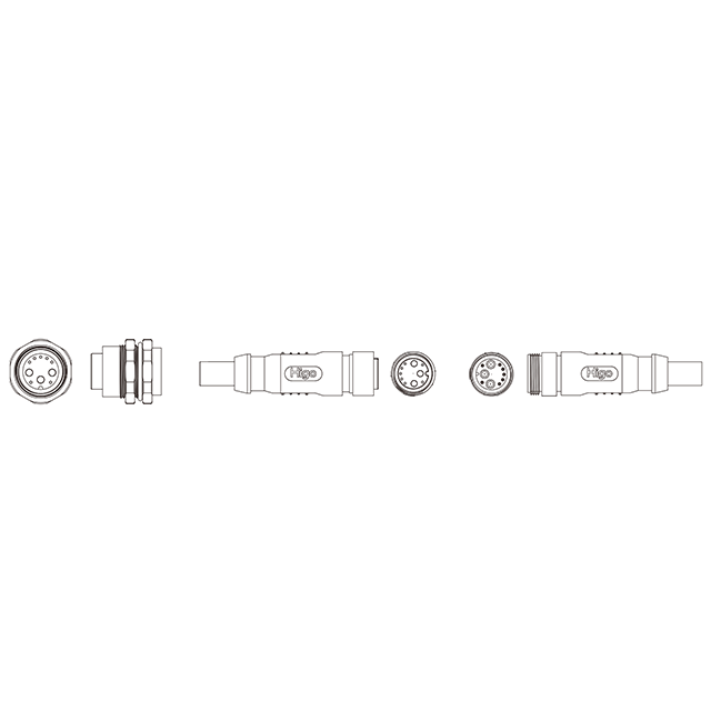Higo high current 10 pin Waterproof IP67 Connector For Electric bicycle Motor 