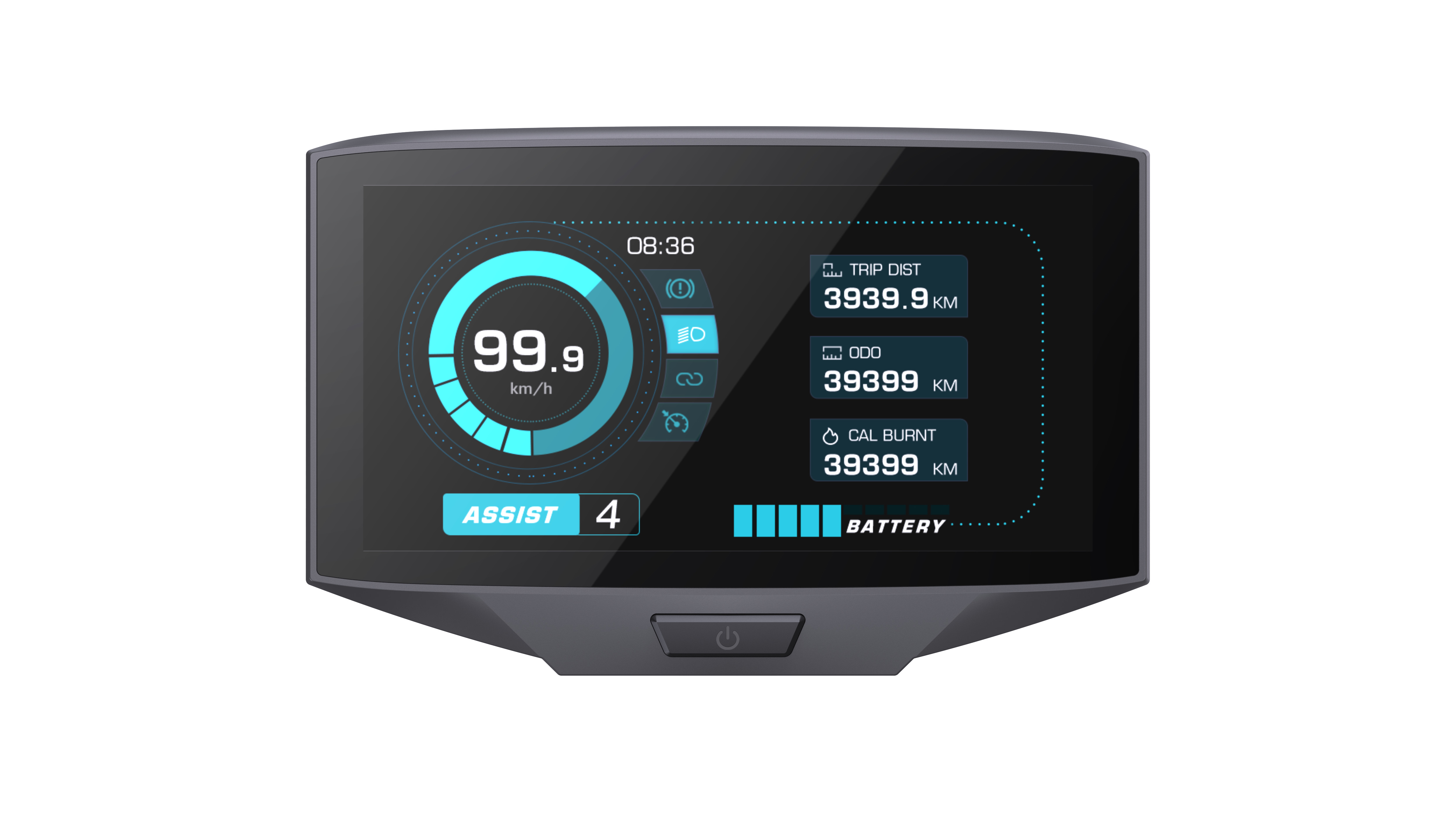 electric bike color display BC550 5.5 inch IPS screen ebike display for digitech 24v 36v 48v colorful matrix screen waterproof connection