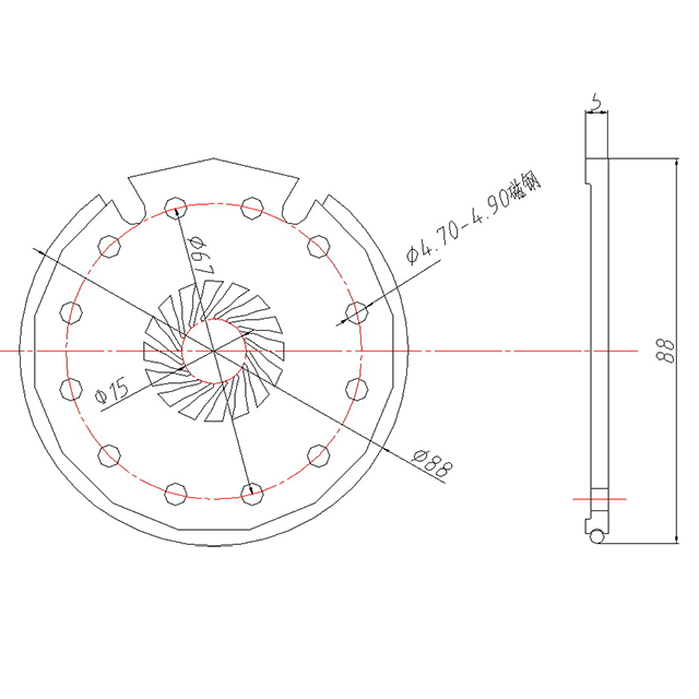 Free Shipping PAS Pedal Assist Sensor KT-V12L D12L BZ-4 6 Magnets Dual hall senssors 12 Signals for ebike kit