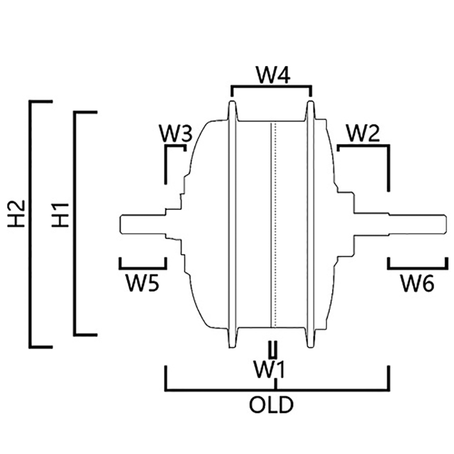 36V 48V 250W 500W electric bicycle Brushless inner gear drive rear hub motor for E-TOUR E-MTB E-CARGO kit