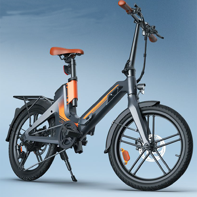 Carry in the trunk Folding Ebike 36V 250w rear hub brushless wheel motor electric bicycle Lighter Magnesium alloy Frame