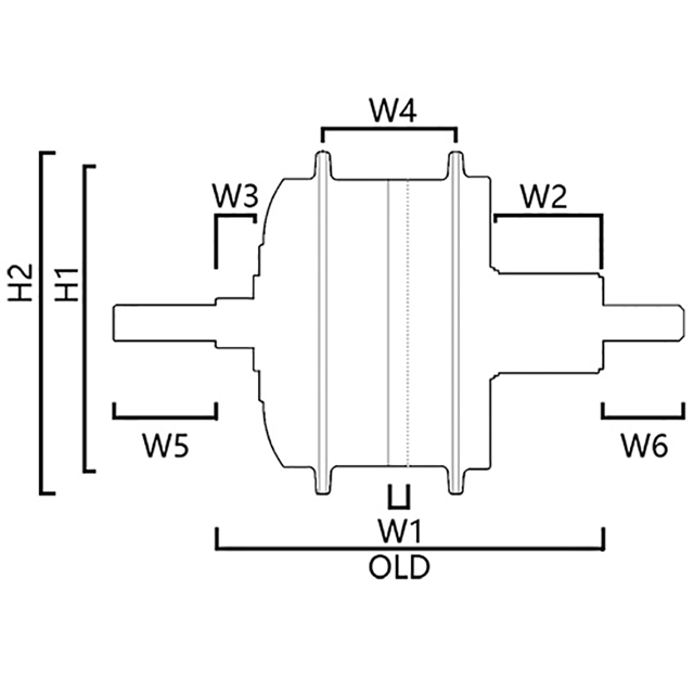 Factory direct 250W rear hub brushless motor 