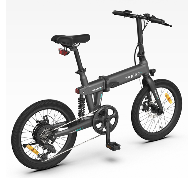 Ultra long mileage portable folding Electric bicycle lithium battery 36V 10Ah 250W rear hub motor 