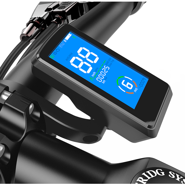Multiple locations can be installed 2.3 inch LCD display UART/canbus for ebike