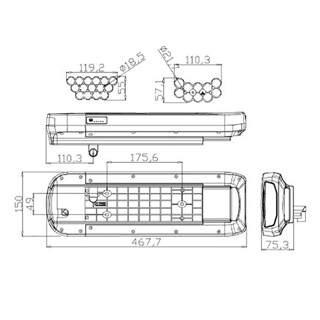 rear rack Electric bike Battery Pack Li-ion 18650 60pcs / 21700 40pcs 10S6P/10S4P Lithium Battery Pack For Ebike 