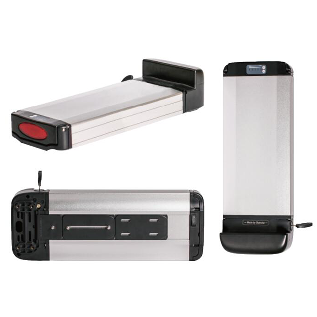 36v 48V 11ah 13ah 14.5ah 17ah Electric Bicycle Rechargeable Lithium Battery Case 10S5P 13S4P Rear Rack Type box