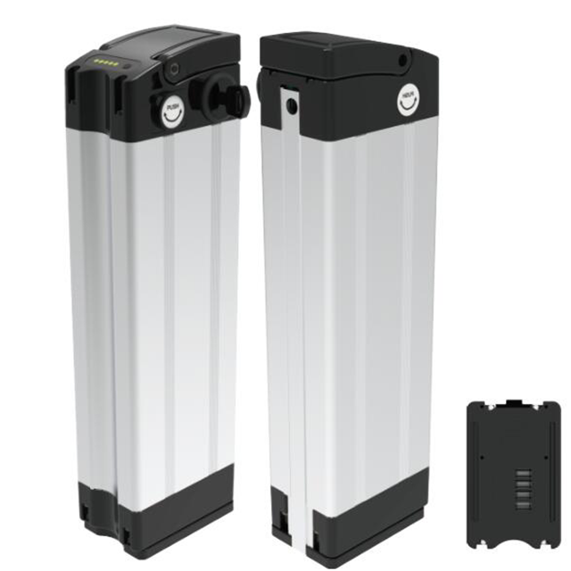 OEM ebike battery Pack 24v 36v 48v 52v 60v 10ah 12ah 13ah 15ah 20ah 30ah 1000w 1500w Scooter Electric Bicycle Lithium Battery case Sliver Fish 