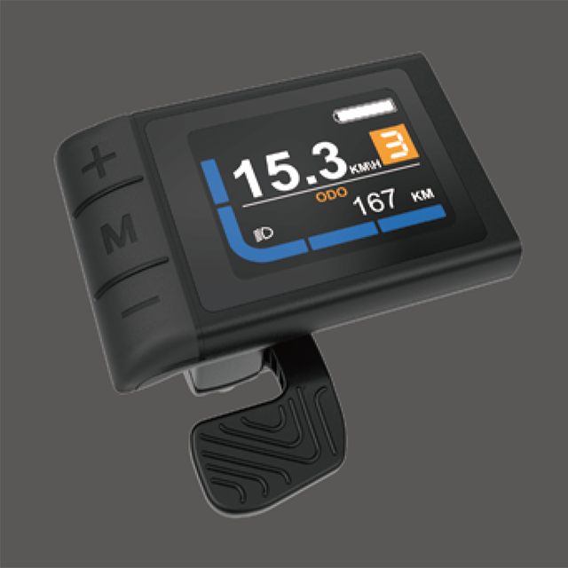 Button integrated design throttle optional 2.0" TFT color LCD display for ebike