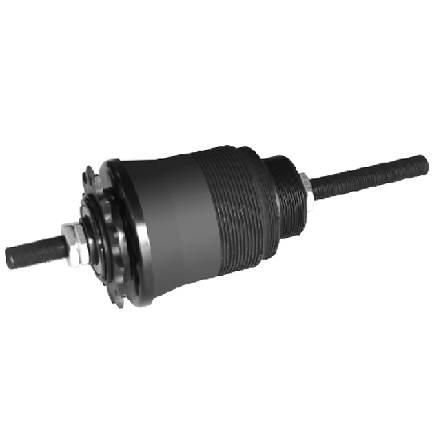 Internal automatic 2 speed change for ebike