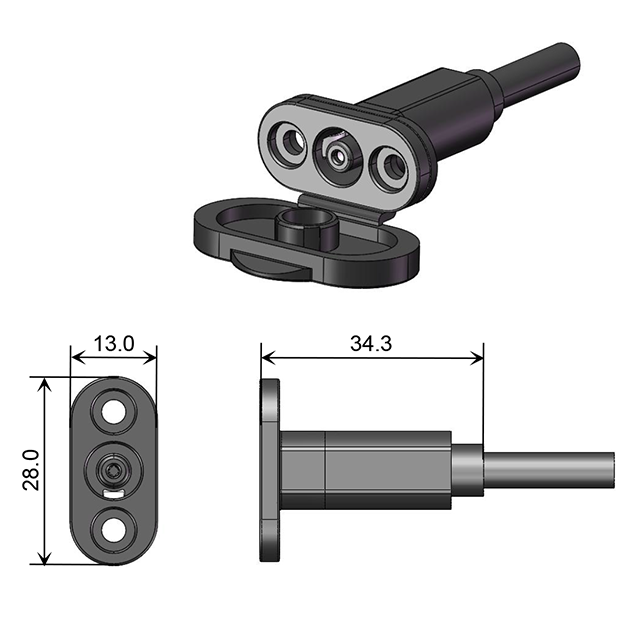 48V AC/DC 6A battery connectors