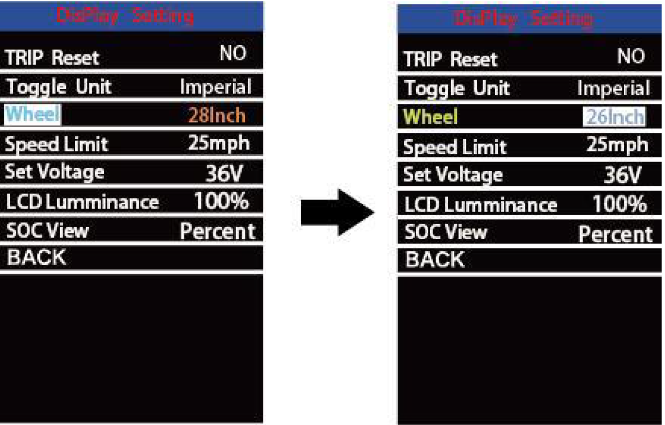 Wheel Diameter